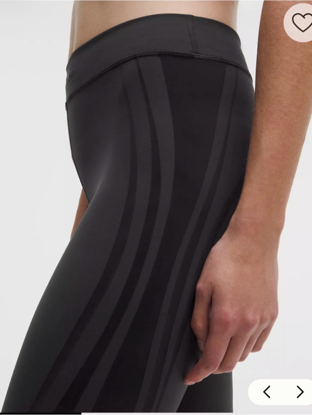 Lululemon Wunder Train HR 25” Flock Leggings Black NWT Rare